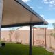 28' x 12' Slate & White Alumawood Insulated Roof Patio Cover