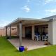 28' x 12' Slate & White Alumawood Insulated Roof Patio Cover