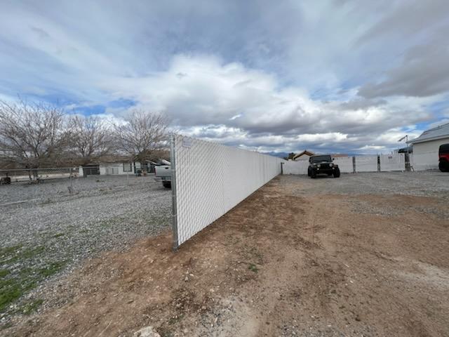 Fence for High-Wind Areas in Pahrump