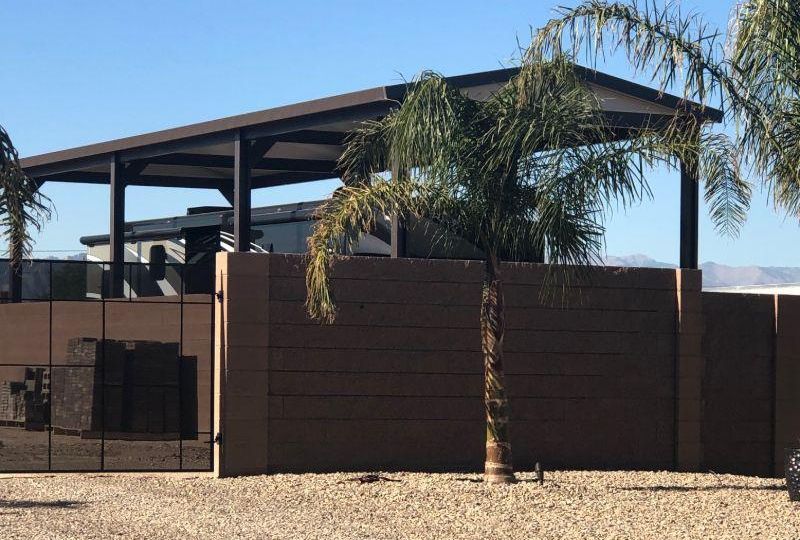 Pahrump RV Cover Installation