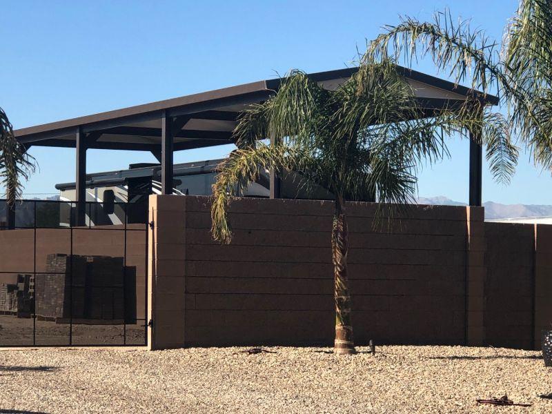 Pahrump RV Cover Installation Snowden Designs 7755378070