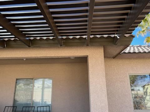 Alumawood patio cover in Pahrump