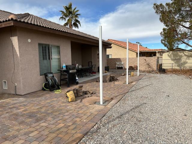 Alumawood patio cover in Pahrump