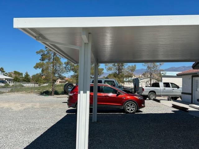 White Alumawood Shade Structure