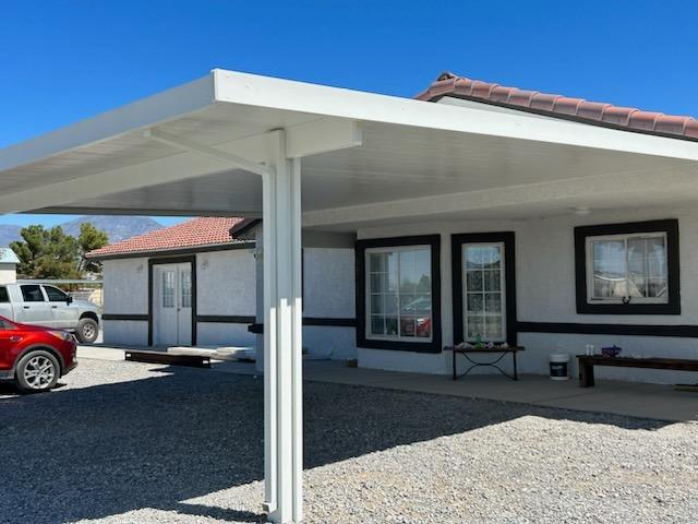 White Alumawood Shade Structure
