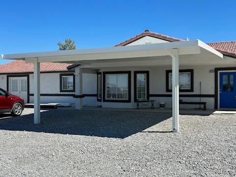 White Alumawood Shade Structure