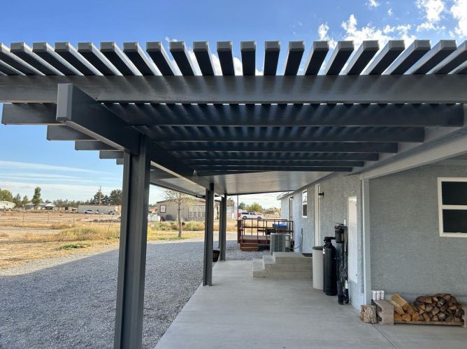 slate Alumawood patio cover