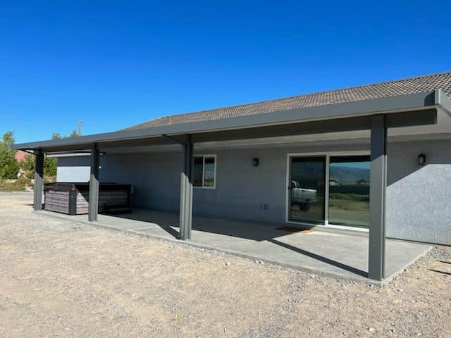 Slate and White Insulated Patio Cover in Pahrump 1111
